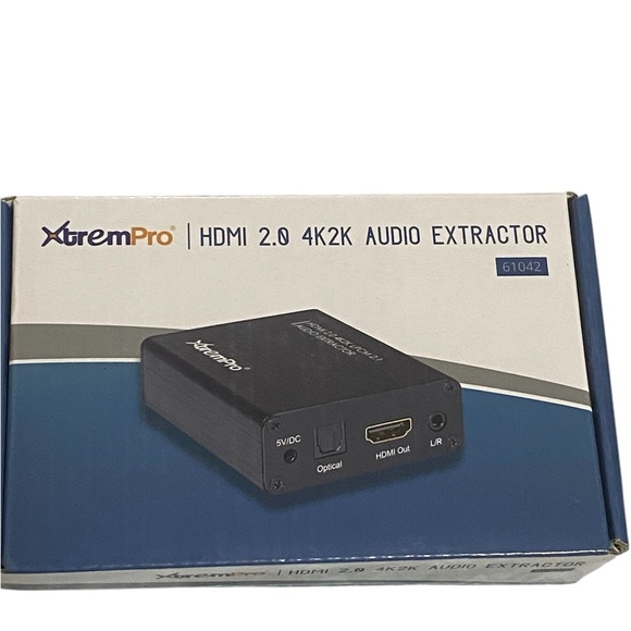 Black HDMI 2.0 4K2K Audio Extractor - Picture 8 of 9